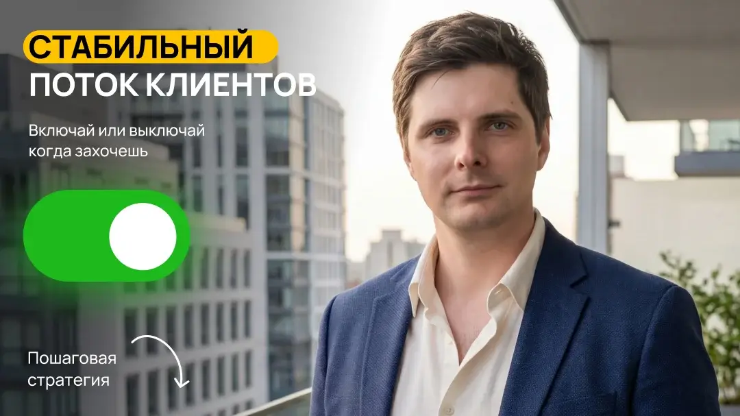 Игорь Тарасов — стабильный поток клиентов, пошаговая стратегия